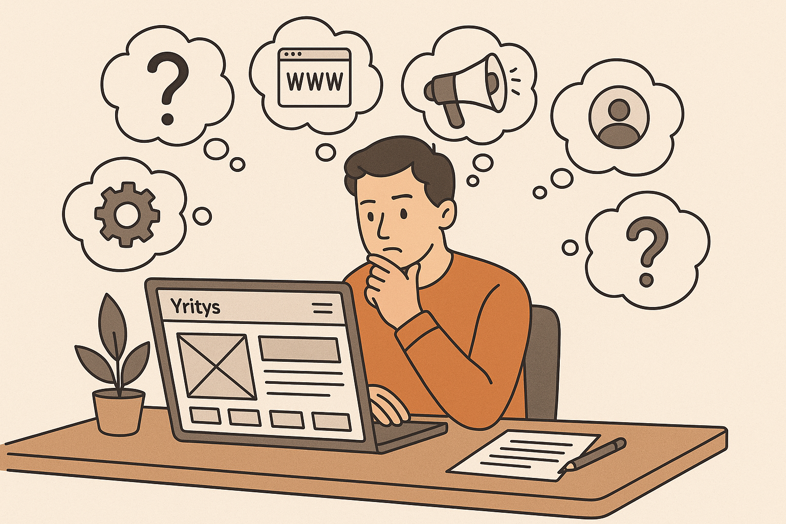 Mitä asioita pitää ottaa huomioon kun alan suunnittelemaan yritykselleni kotisivuja?