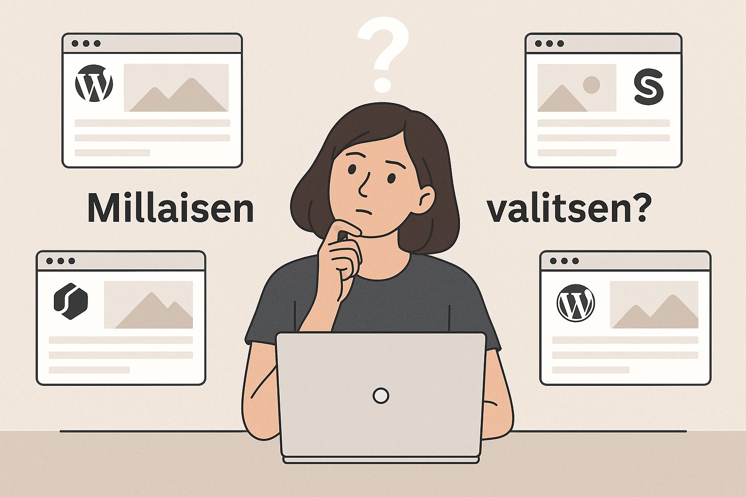Millaisen kotisivualustan valitsen?