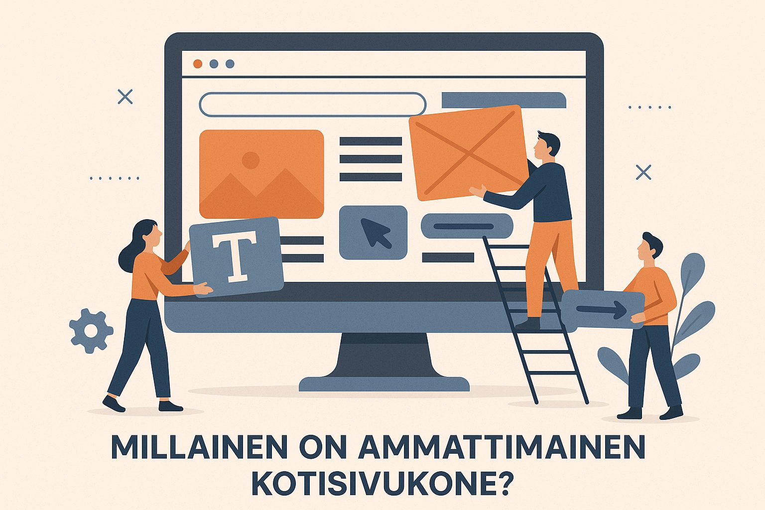 Millainen on ammattimainen kotisivukone?