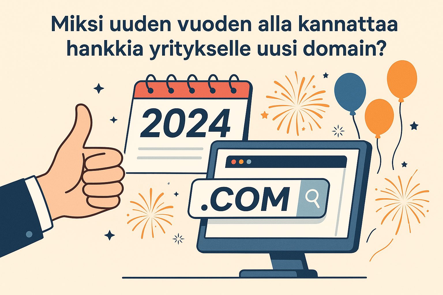 Miksi uuden vuoden alla kannattaa hankkia yritykselle uusi domain?