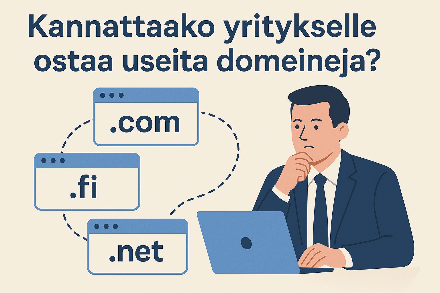 Kannattaako yritykselle ostaa useita domaineja?