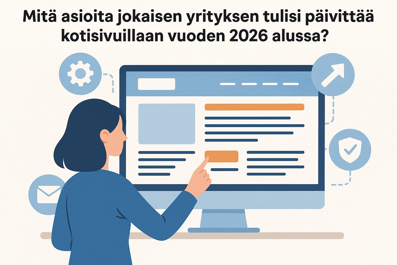 Mitä asioita jokaisen yrityksen tulisi päivittää kotisivuillaan vuoden 2026 alussa?