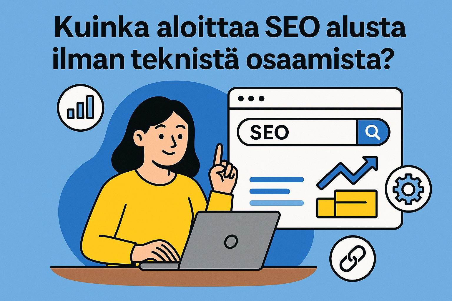 Kuinka aloittaa SEO alusta ilman teknistä osaamista?