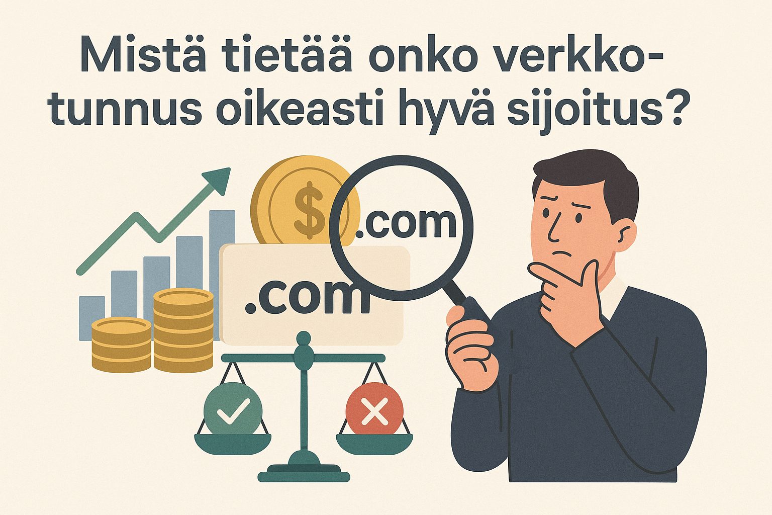 Mistä tietää onko verkkotunnus oikeasti hyvä sijoitus?
