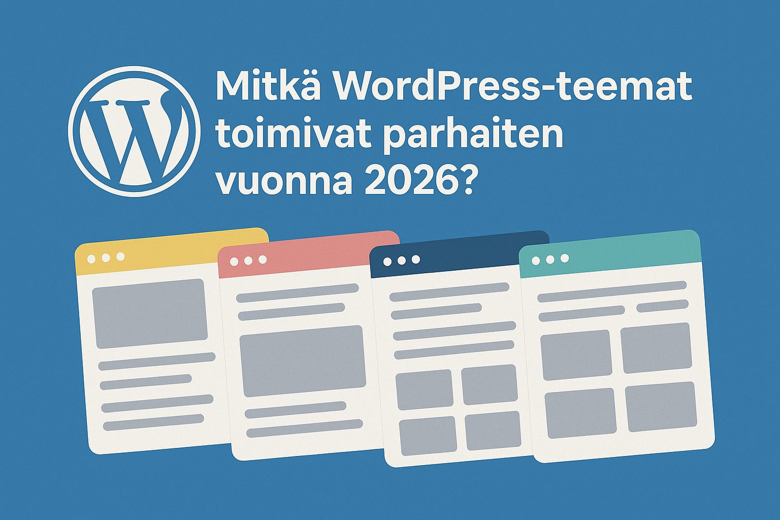 Mitkä WordPress-teemat toimivat parhaiten vuonna 2026?