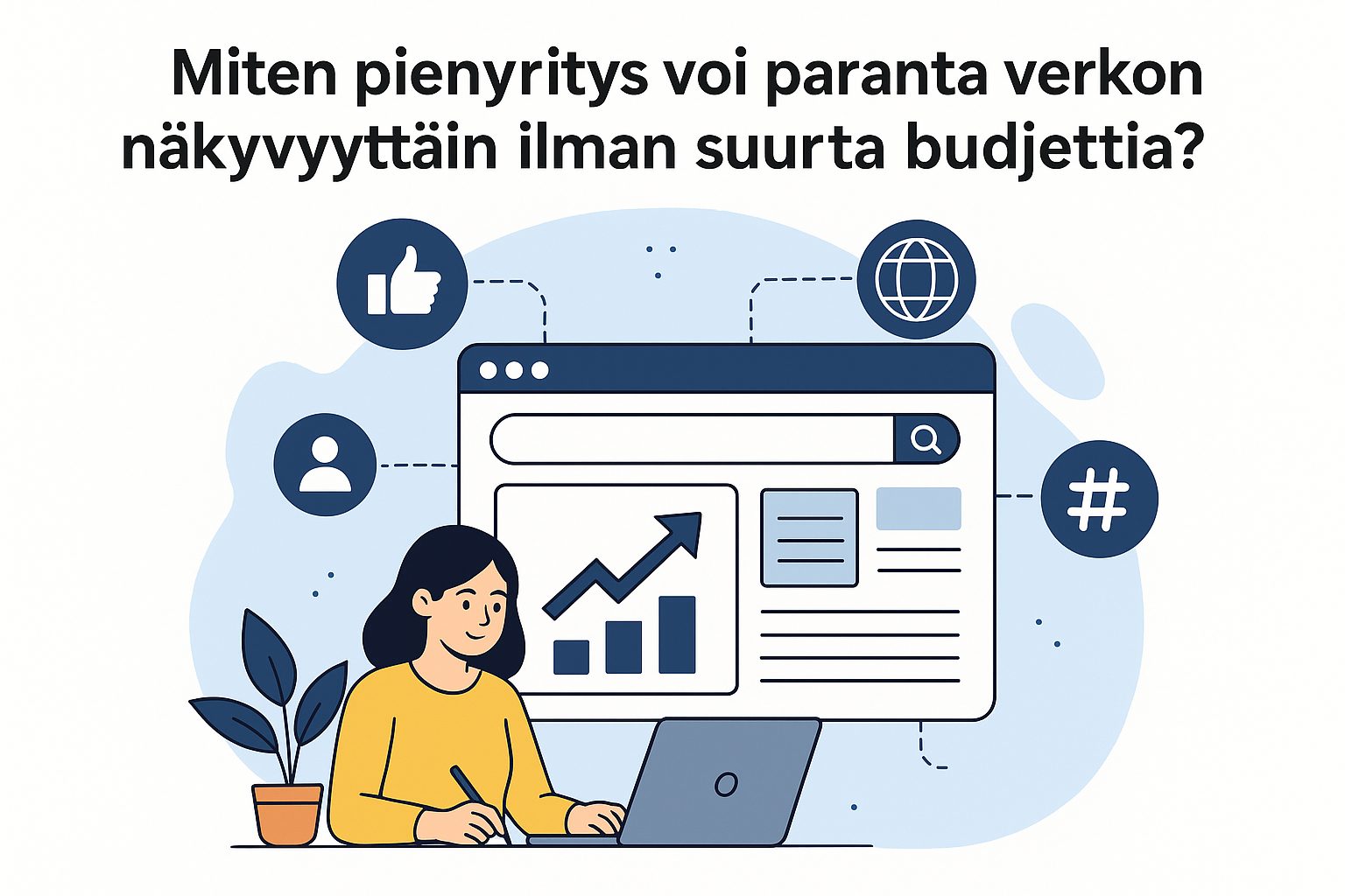 Miten pienyritys voi parantaa verkon näkyvyyttä ilman suurta budjettia?