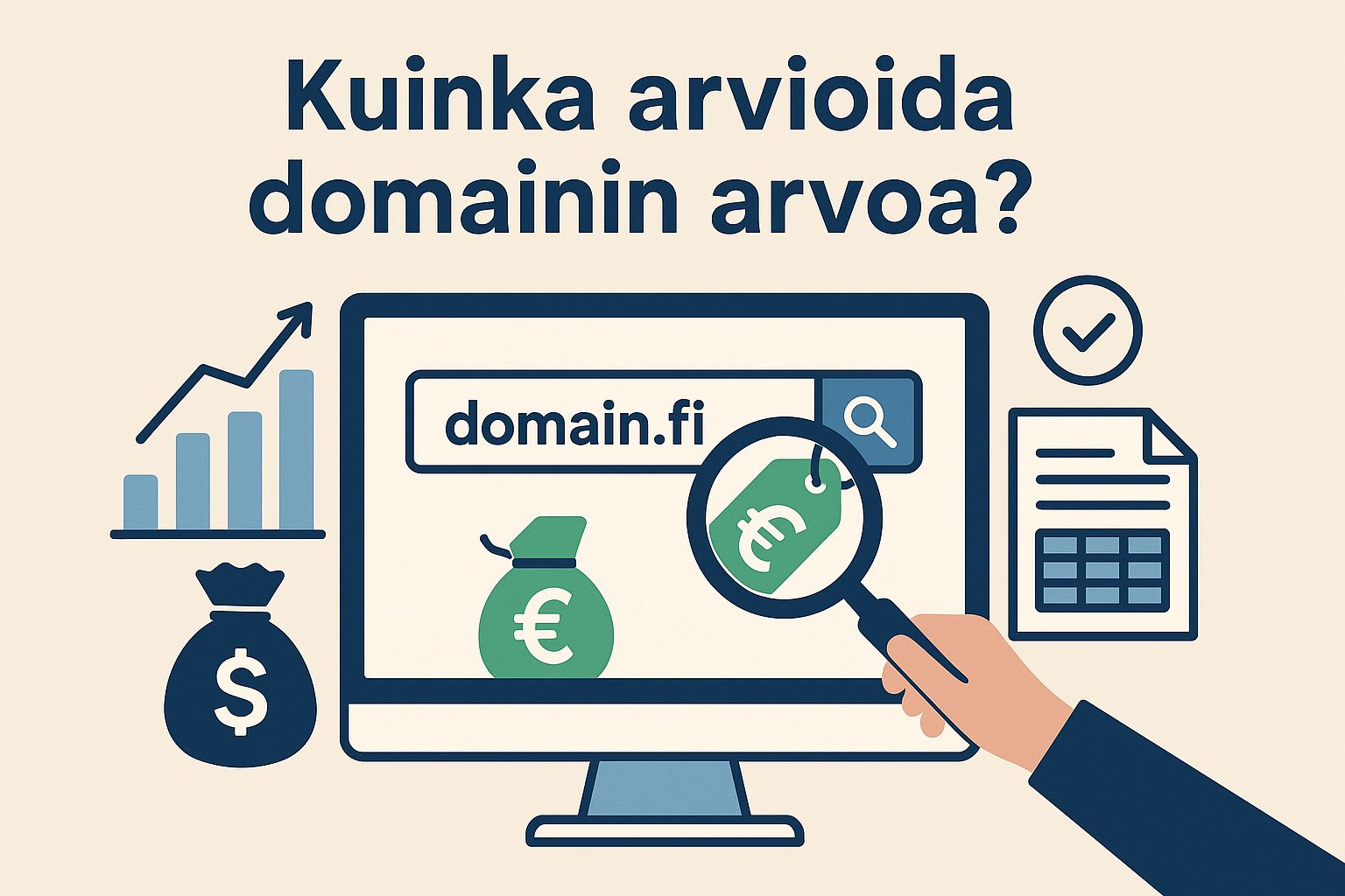 Kuinka arvioida domainin arvoa?