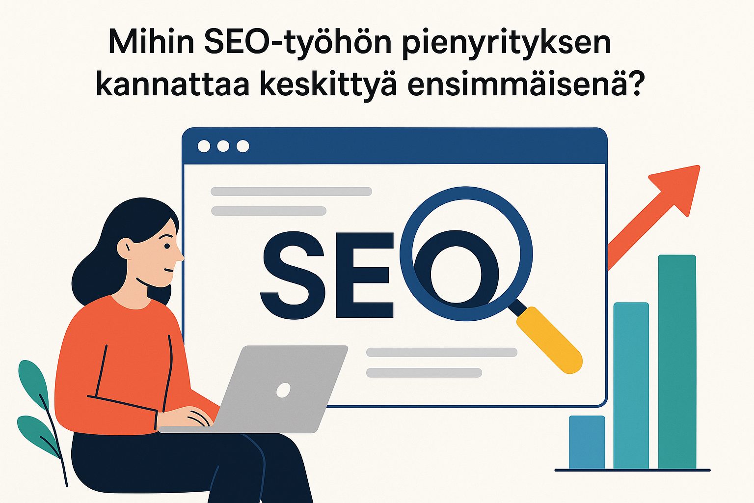 Mihin SEO-työhön pienyrityksen kannattaa keskittyä ensimmäisenä?