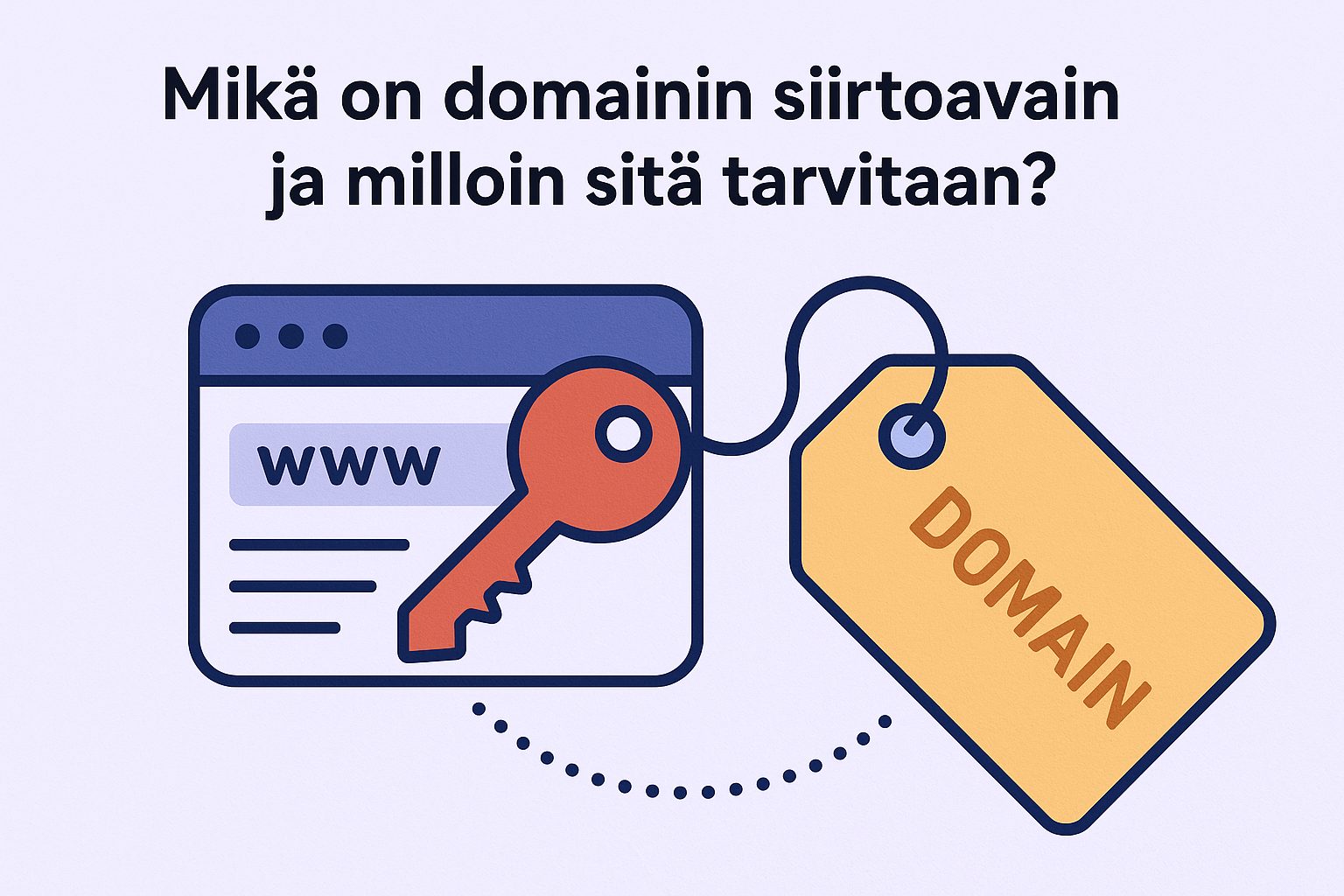 Mikä on domainin siirtoavain ja milloin sitä tarvitaan?