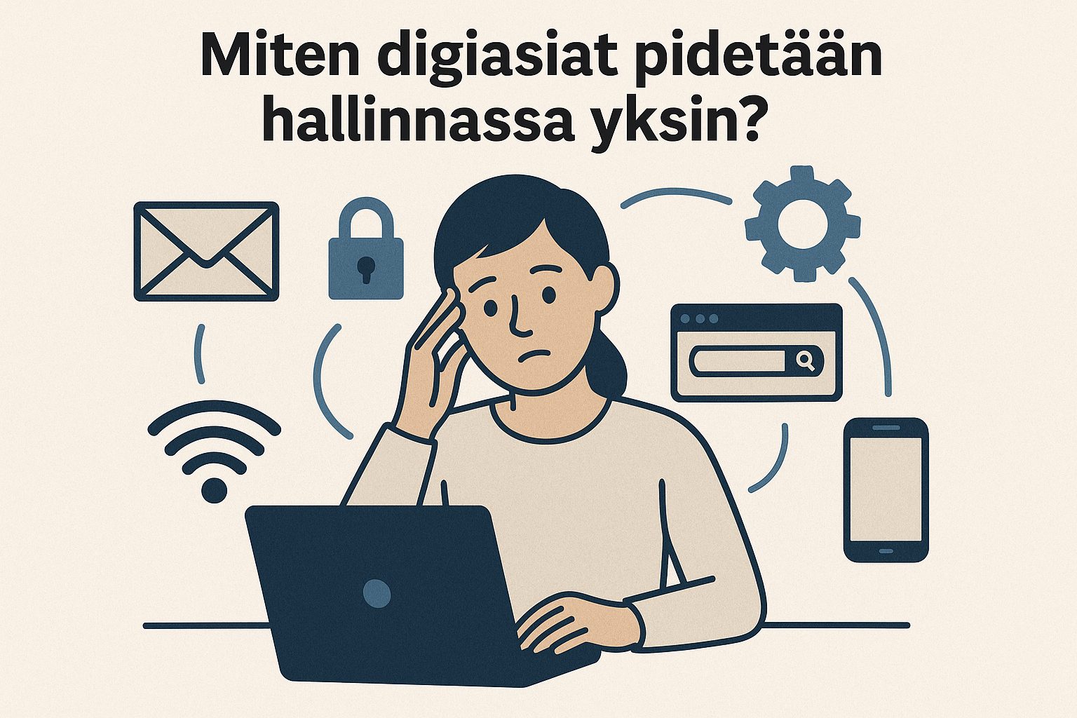 Miten digiasiat pidetään hallinnassa yksin?