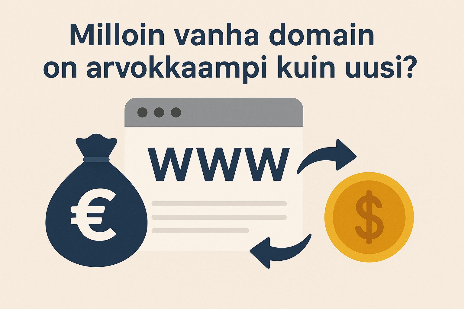 Milloin vanha domain on arvokkaampi kuin uusi?